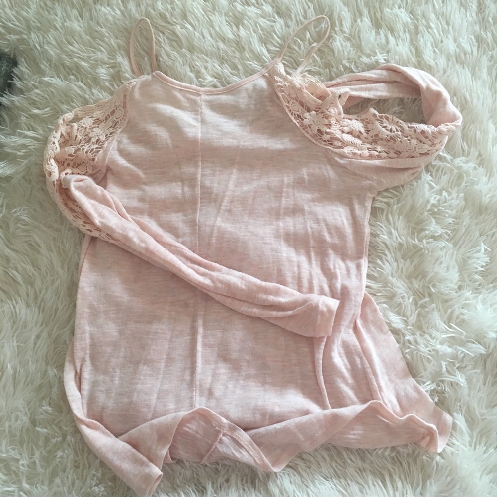 Pink Cold Shoulder Altar’D State Top! - Picture 3 of 5